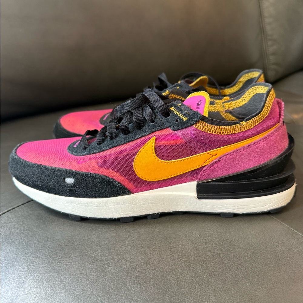 Nike Waffle One “Active Fuschia” Sneakers